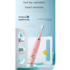 Kit Cuidado Dental Infantil: Cepillo de Dientes Eléctrico USB + Estuche Porta Cepillo - tienda online