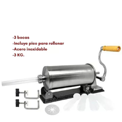 Churrera Industrial Máquina Churros 3 Kg Embutidora Chorizos - tienda online