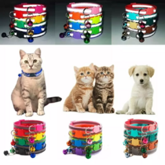 Collar Reflectivo Para Gatos Perros Pequeños + Cascabel en internet