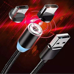 Cable Magnético Usb Micro Usb V8 + Tipo C + iPhone Iman Celu - tienda online