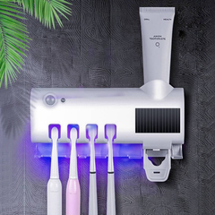 Porta Cepillo Dental con Esterilizador Luz Uv Recargable Solar - comprar online