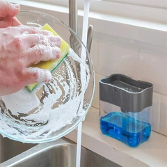 Dispenser Para Detergente Esponja 2 En 1 Cocina - comprar online