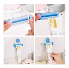 Dispenser Porta Pasta Dental Plástico Colgante Baño Organiza - comprar online