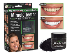 Blanqueador Dental Miracle Teeth Carbon Coco Natural No Daña - comprar online