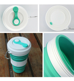 Vaso Termico Plegable Silicona Flexible Jarra Taza Cafe New en internet