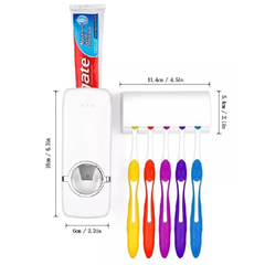 Dispenser Automatico Pasta Dental + Porta Cepillos Oferta en internet