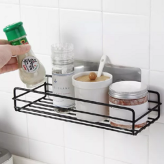 Estante Organizador Adhesivo Metalico Baño Ducha Recto - tienda online