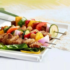 Set X10 Palitos Pinches De Brochette Parrilla 38cm Acero - tienda online