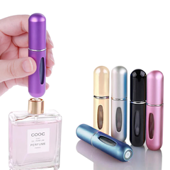 Mini Perfumero Portatil Recargable 5ml Atomizador Colores