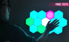 Luz Led Modular Gamer Tactil Rgb Hexagonal Kit 6 Piezas