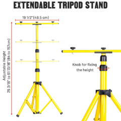 Tripode Para Reflectores 3 Secciones Triple Altura Regulable en internet