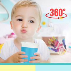Vaso Magico Bebe 360 Involcable Antiderrame Asas Tapa - comprar online