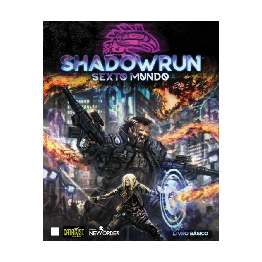 Livro Basico Shadowrun Sexto Mundo - Overrun Geek Store