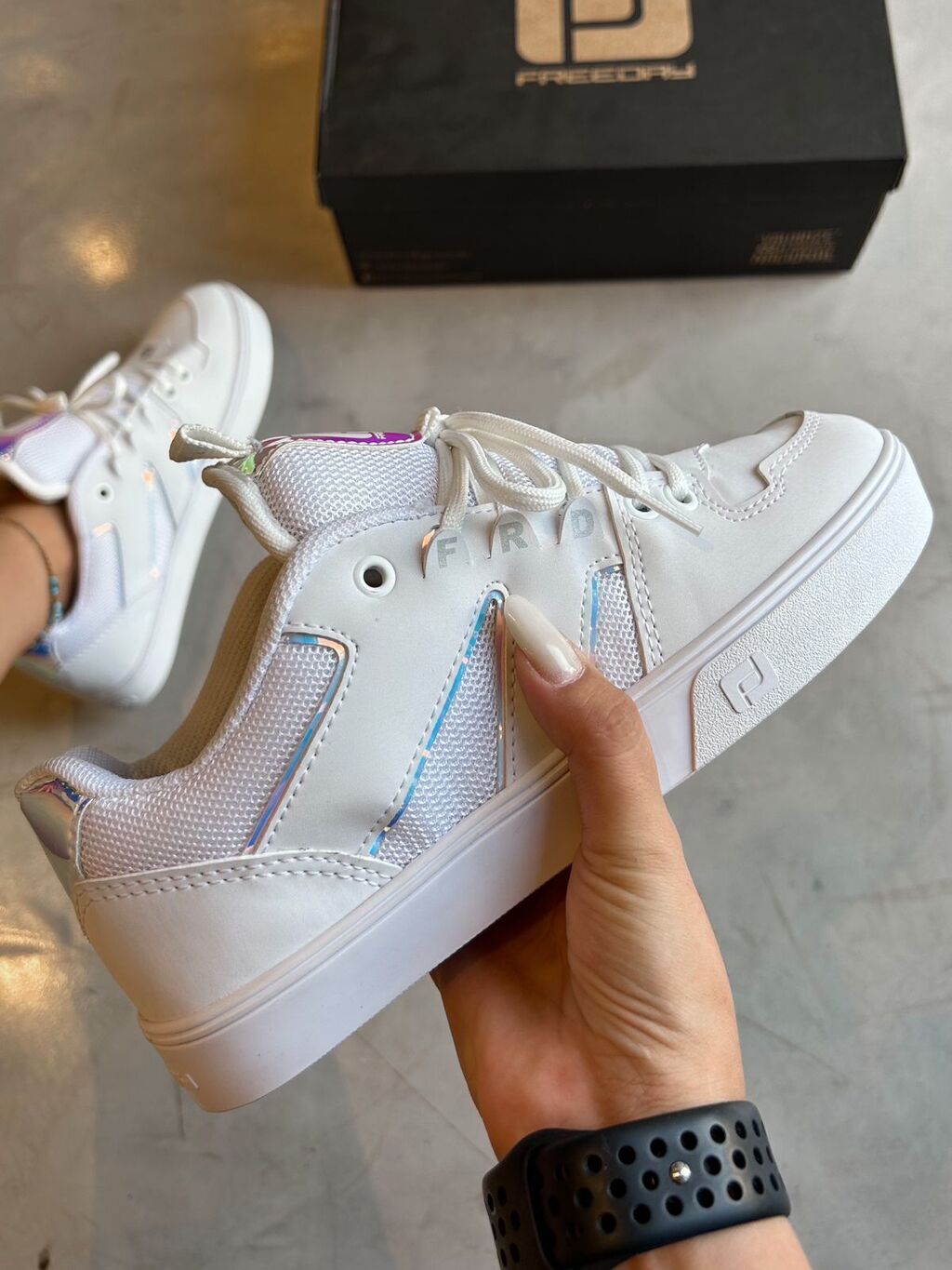 T nis FreeDay Nostal Branco Furta Cor VIVA VIVAZZ