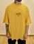 Camiseta Oversized VNTG Approve Smile Tape Logo Amarela na internet