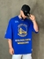 Camiseta Oversized Approve X NBA Warriors Azul