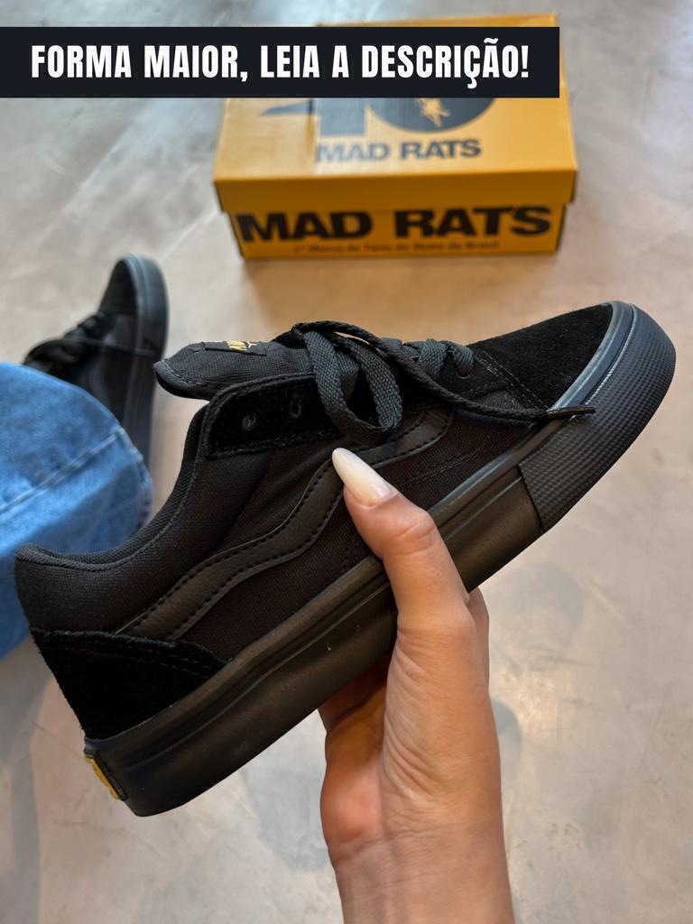 Old School Mad Rats Black White Unisex Sneakers - AliExpress