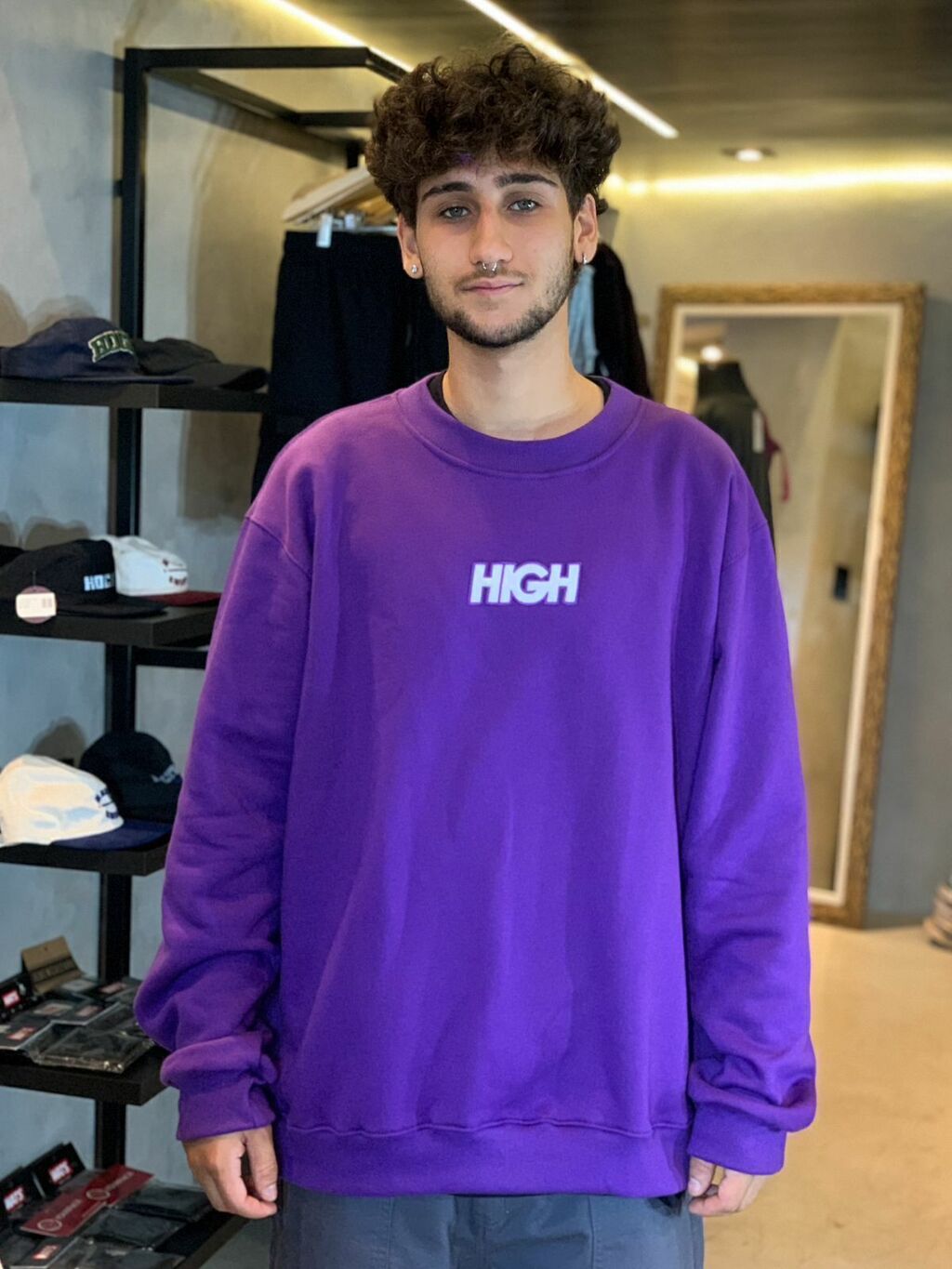 Moletom High Logo Roxo - Comprar em VIVA VIVAZZ