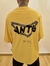 Camiseta Oversized VNTG Approve Smile Tape Logo Amarela - comprar online