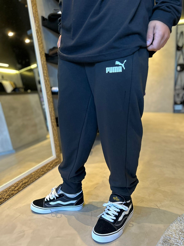 Calça Puma Logo Pants Black - Comprar em VIVA VIVAZZ