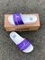 Chinelo Hocks Slide Filigrama Purple/White