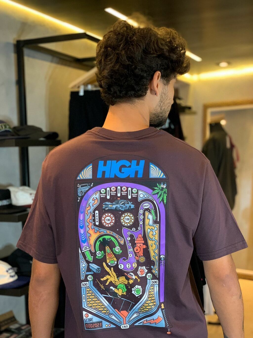 Camiseta High Pinball Brown - Comprar em VIVA VIVAZZ