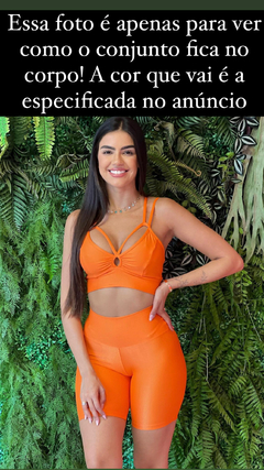 Conjunto Short Básico Aveludado Verde - comprar online