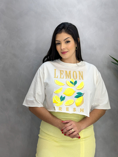 T-shirt Cropped Lémon