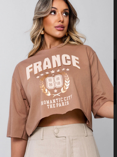 T-shirt Cropped France