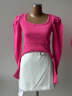 Blusa Tricot perola - LojaDtale