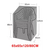 Capa Impermeável Para Cadeira 65x65x120/80cm na internet