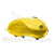 Capa de Tanque - Yamaha Ybr 125 - 2000 à 2008 (Com Logo) - Amarelo