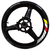 Imagen de Adesivo refletivo para pneu de roda de motocicleta, bloco de cores, combinacao quadrada, universal para rodas de 17 polegadas, para yamaha, bmw, honda
