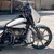 Para-lama dianteiro para motocicleta de 21 polegadas + led estilo cvo conjunto de extensao do sistema de para-lamas traseiro para harley touring 2014-2020 - loja online