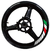 Adesivo refletivo para pneu de roda de motocicleta, bloco de cores, combinacao quadrada, universal para rodas de 17 polegadas, para yamaha, bmw, honda on internet
