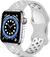 Pulseira de silicone para apple watch 49mm 44mm 40mm 38mm 45mm 41mm macio respir?vel pulseira iwatch 6 3 4 5 7 8 se banda ultra - online store