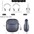 POYATU RPT-01 Bolsa para fones de ouvido Adidas RPT-01, capa de caixa, bolsa port?til de armazenamento en internet