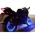 53.15in motocicleta multi-color flash lampada scooter lampada decorativa remontagem led lampada de agua corrente a prova dwaterproof agua tira da lampada - loja online