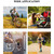 Imagem do Suporte de copo para bicicleta, suporte para bebidas com bolsos de rede, gancho e alcas, suporte para garrafa de agua para utvs, cadeira de rodas, scooter, walker
