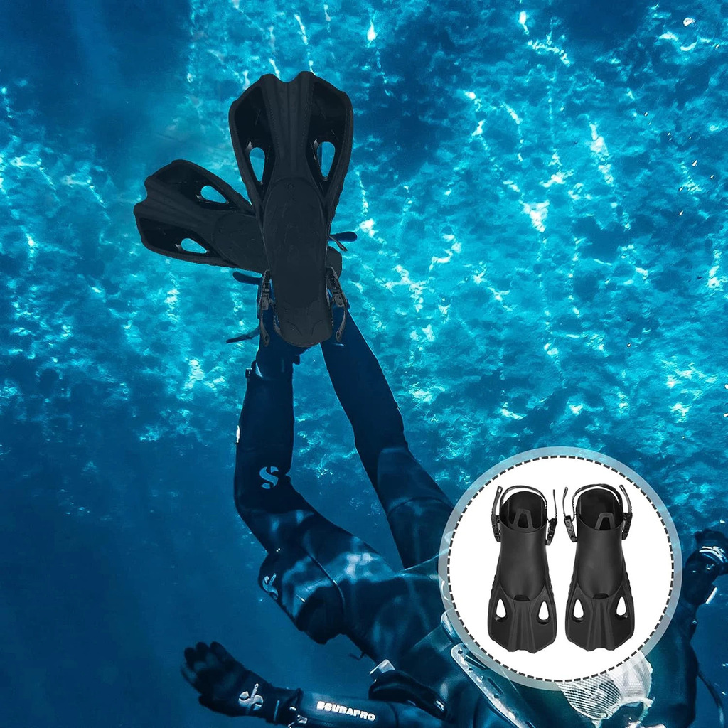 Nadadeiras de mergulho profissional para adultos e crianças, Sapatos de  natação ajustáveis, Silicone Long Submersible Flippers, Snorkeling