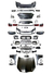 Kit de carroceria para bmw serie 7 2009-18, atualizacao para novo estilo, amortecedor dianteiro e traseiro, mascara, farol, capo do motor, acessorios de montagem - loja online