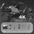 Nova fotografia aerea uav para evitar obstaculos hd 4k camera dupla quadcopter dobravel aeronaves de brinquedo telecontrolado - online store