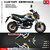 KUNGFU GR?FICOS Adesivos Personalizados Kit de Decalques de Moto para Honda Grom MSX 125 2013 2014 2015 2016 na internet