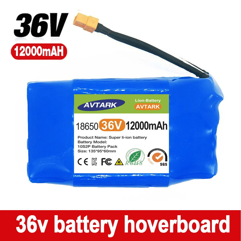 Bateria Hoverboard 36v 4400mha de litio