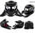 Capacete de motocicleta predador, estilo retr?, tran?ado, capacete completo laserlight sm958, capacete de corrida, capacete predador, rosto inteiro - buy online