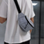 Bolsa transversal Nike Jordan masculina e feminina, bolsa esportiva cinza de ombro, bolsa peitoral Fanny Pack - comprar online