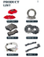 Imagem do Brake caliper Kit GT4 4 Piston Rear Wheel Caliper fits for Honda Toyota Mini BMW Audi VW Ford models Car Brake Accessories