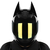 Capacete facial completo para corrida de motocicleta aprovado pela ECE/DOT para adultos Capacete bonito de homem morcego na internet