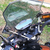 Imagen de Para kawasaki suzuki yamaha honda universal motocicleta para-brisa de vidro capa tela defletor acessorios da motocicleta
