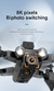 Novo mini drone s11 4k profissional 8k camera hd 360 laser para evitar obstaculos fotografia aerea sem escova dobravel quadcopter 1km - buy online